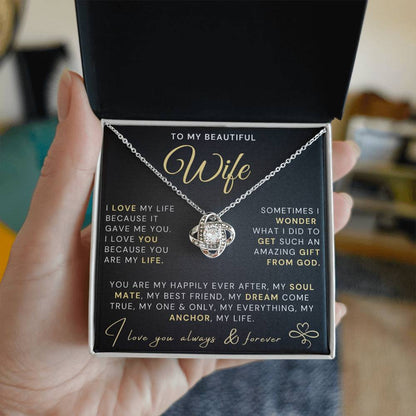 Beautiful Wife Necklace - Love of my life (189.lk.035)