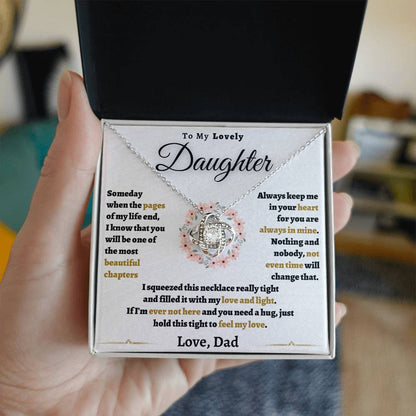 Dad to Daughter Necklace pages (dd.007.lk)