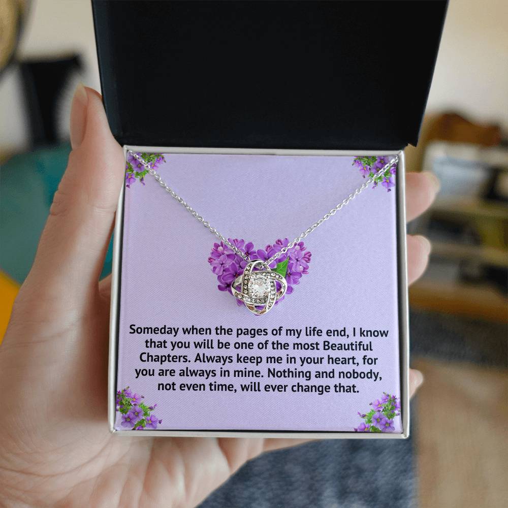 Grandparent to Granddaughter Necklace - Beautiful Chapter (162.lk.320p) Personalize ⬇️