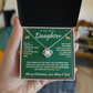 To Our Daughter Christmas Necklace From Mom & Dad – Our Greatest Gift (md.xmas.2.lk)