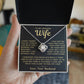 My Amazing Wife Necklace - I Couldn't Live Without You (189.lk.006a)