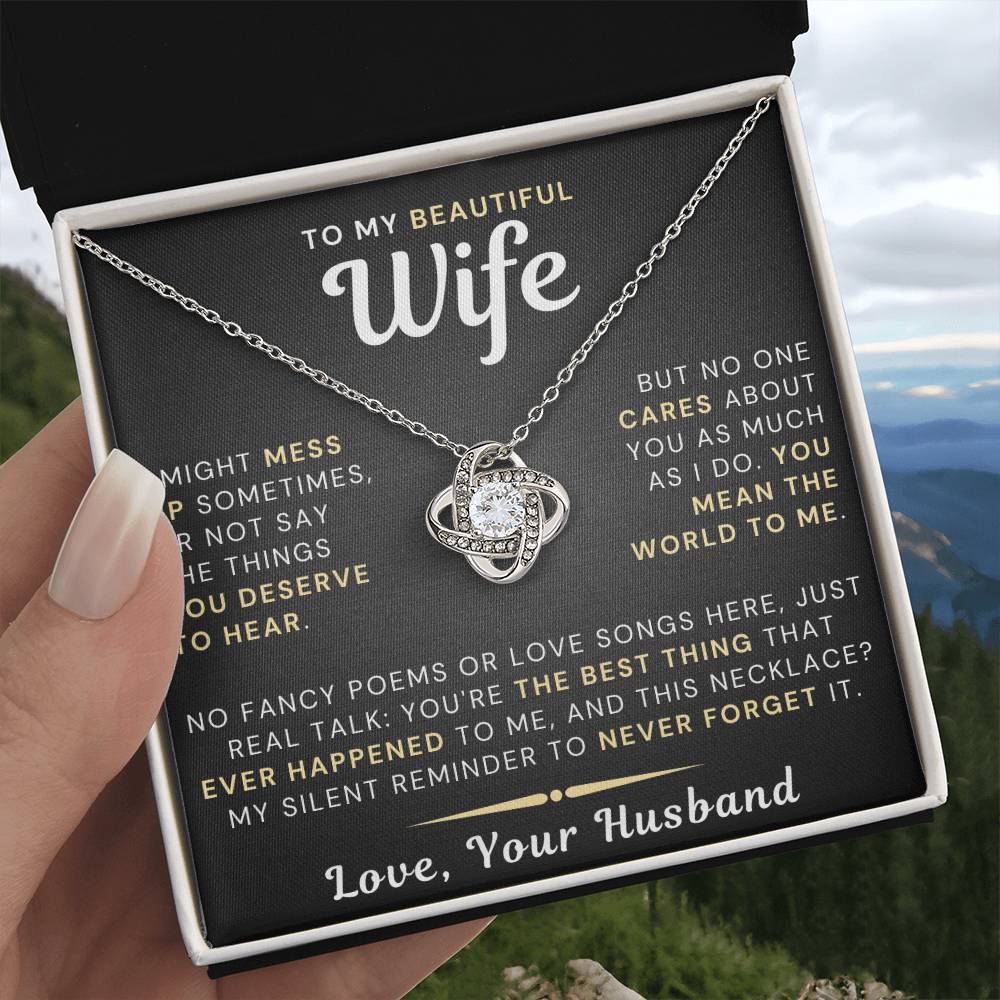 My Beautiful Wife Necklace - Just Real Talk (189.lk.032)