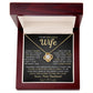 My Beautiful Wife Necklace - I Couldn't Live Without You (189.lk.006b.3) EXPEDITED SHIPPING AVAILABLE AT CHECKOUT