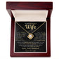 My Beautiful Wife Necklace - I Couldn't Live Without You (189.lk.006b.5.1.3)