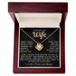 My Beautiful Wife Necklace - I Couldn't Live Without You (189.lk.006b.6.1)