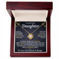 To Our Daughter Necklace From Mom & Dad – Our Love Will Follow You