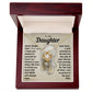 Daughter This Old Bear Will Always Have Your Back Necklace (d.lk.005)