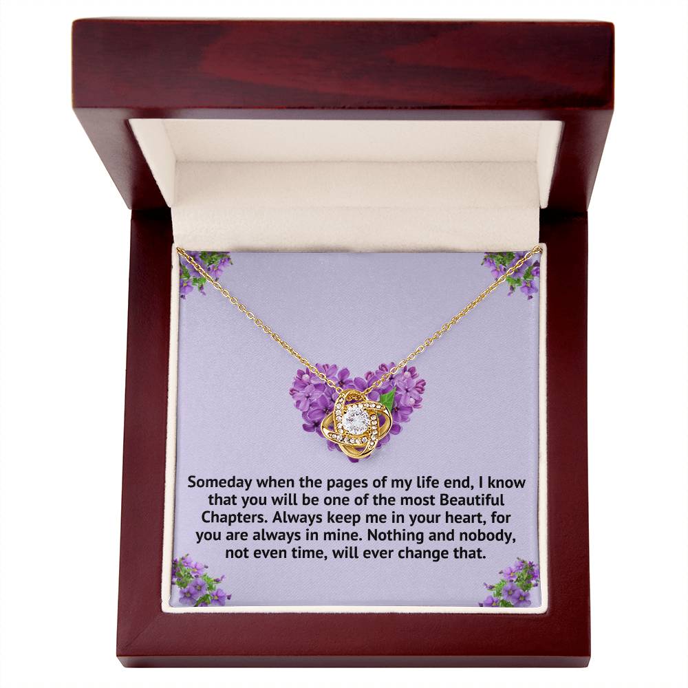 Grandparent to Granddaughter Necklace - Beautiful Chapter (162.lk.320p) Personalize ⬇️