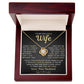 My Beautiful Wife Necklace - I Couldn't Live Without You (189.lk.006b.5.1)