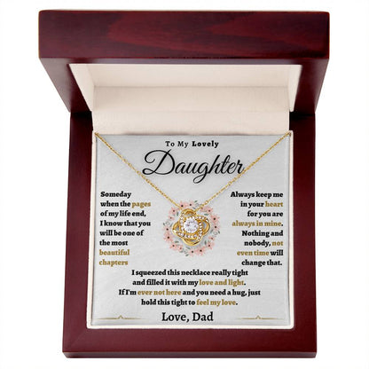 Dad to Daughter Necklace pages (dd.007.lk)