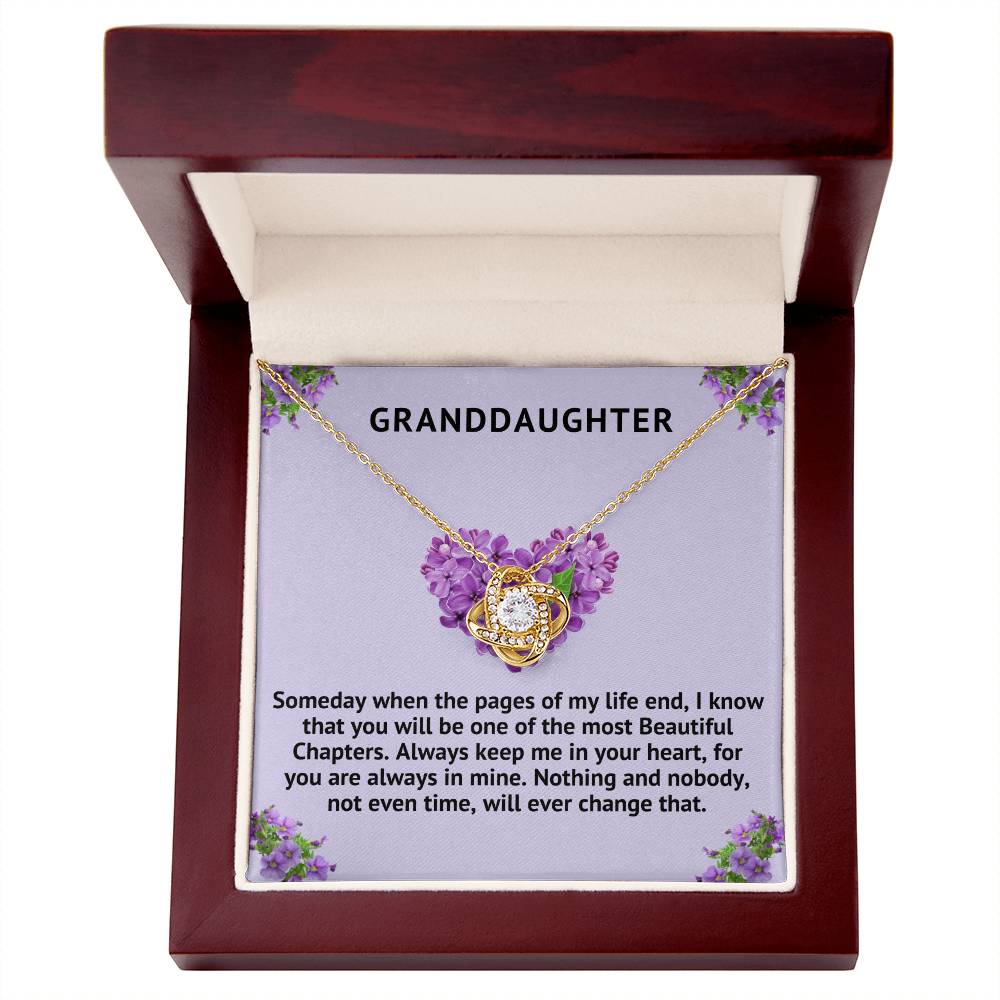 My Beautiful Granddaughter Personalizable Necklace - One of Most Beautiful Chapters (162.lk.320p)