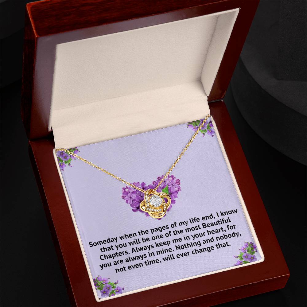 Grandparent to Granddaughter Necklace - Beautiful Chapter (162.lk.320p) Personalize ⬇️