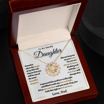 Dad to Daughter Necklace pages (dd.007.lk)