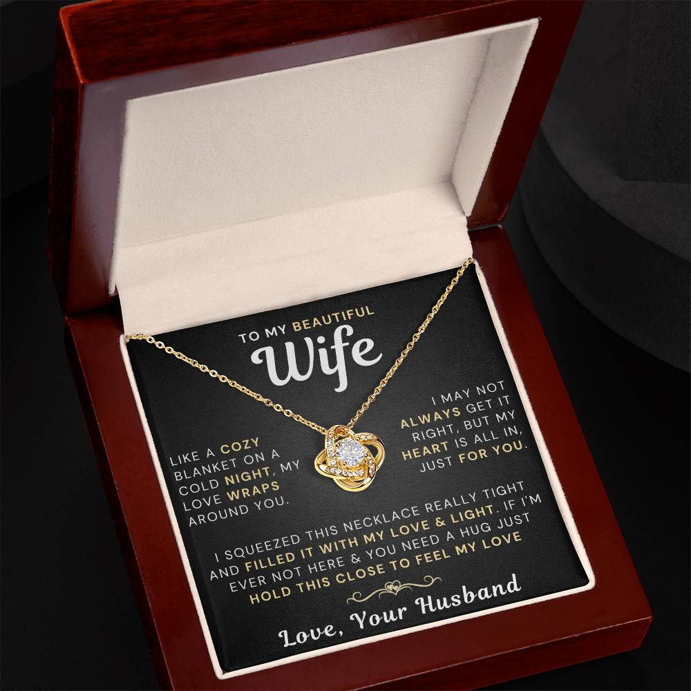 Beautiful Wife Necklace - Cozy Blanket On A Cold Night (189.al.033)
