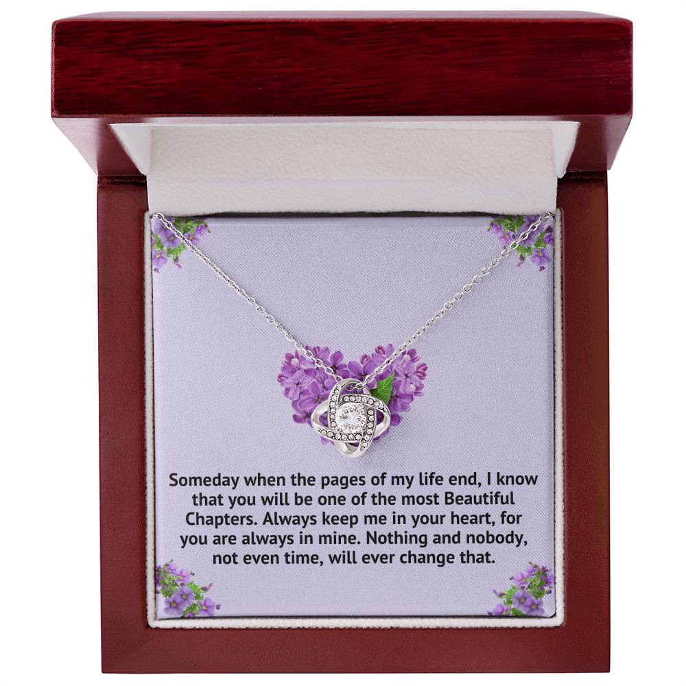 Grandparent to Granddaughter Necklace - Beautiful Chapter (162.lk.320p) Personalize ⬇️