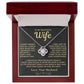 My Beautiful Wife Necklace - I Couldn't Live Without You (189.lk.006b.5)