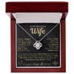 My Beautiful Wife Necklace - I Couldn't Live Without You (189.lk.006b.6.2)