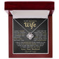 My Beautiful Wife Necklace - I Couldn't Live Without You (189.lk.006b.5.1)