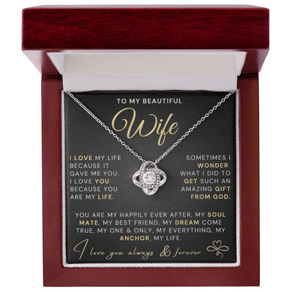 Beautiful Wife Necklace - Love of my life (189.lk.035)