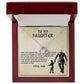 To My Daughter Love Dad Necklace (t25-dd-003)