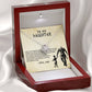 To My Daughter Love Dad Necklace (t25-dd-003)