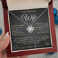 Wife or Soulmate Necklace - Best thing about me is you (189.lk.037p) Personalized