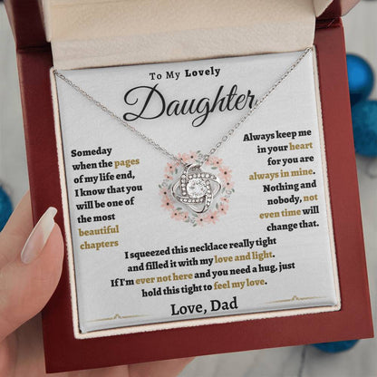 Dad to Daughter Necklace pages (dd.007.lk)