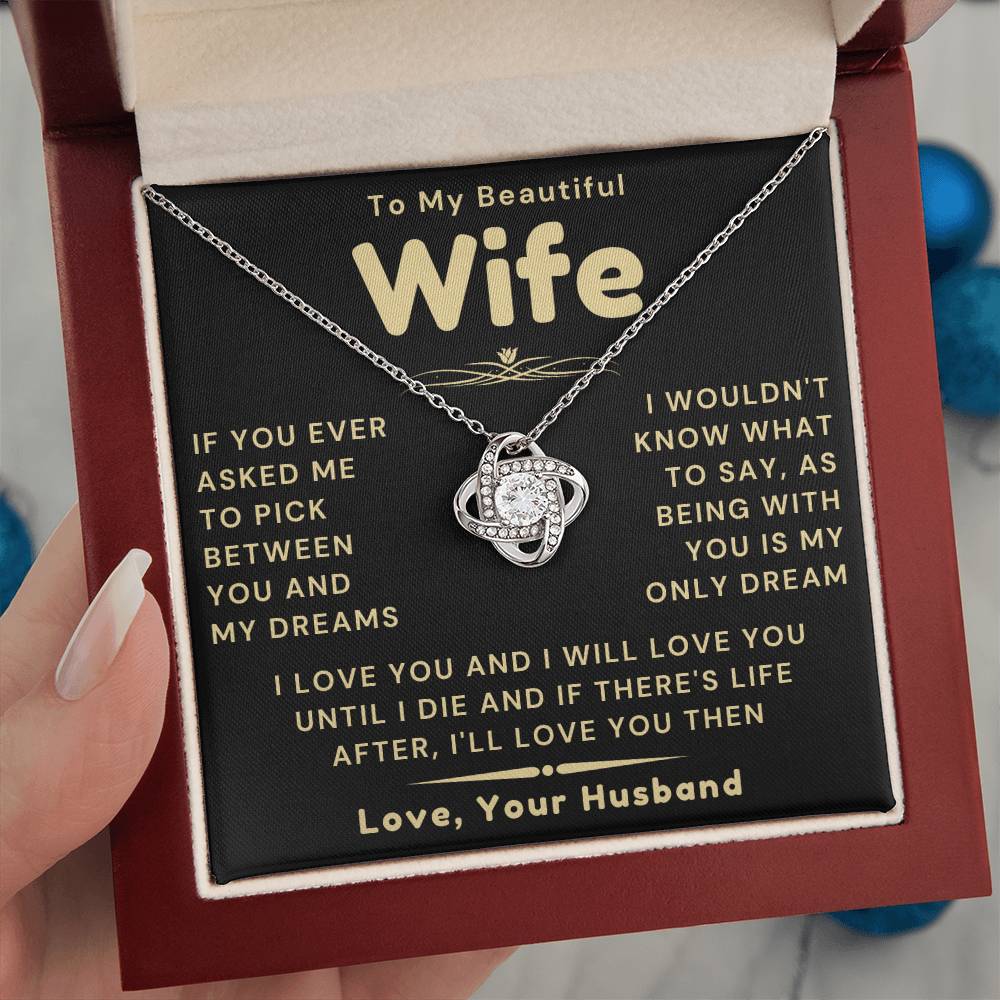 To My Beautiful Wife Necklace - My Only Dream (189.lk.029-2)