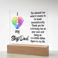 I Love My Step Dad  Acrylic Square Design (sd.2.acq)