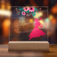 Daughter Every Step You Take Acrylic Square Plaque (d.1.acq)