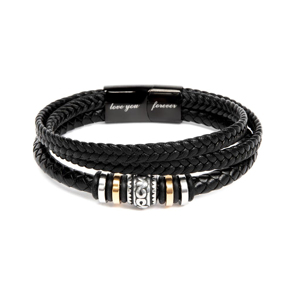 Grandson Leather Bracelet - Believe (128.lb.006)