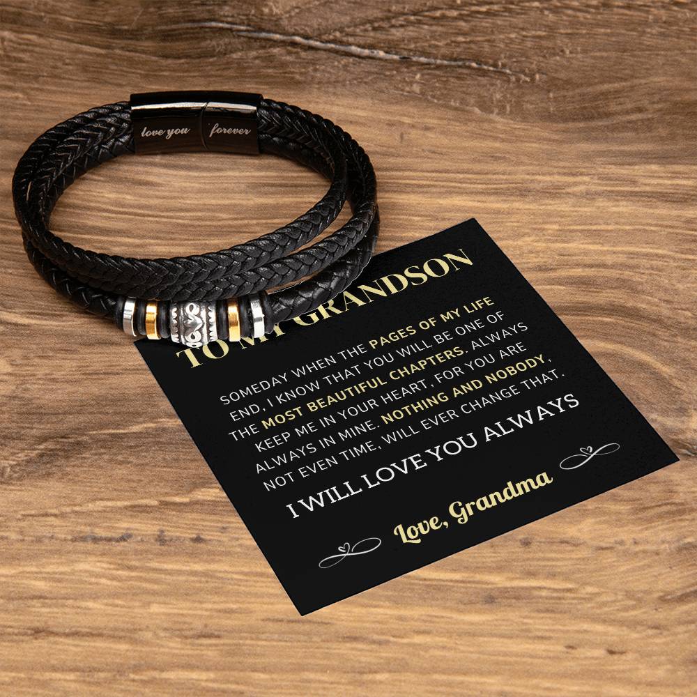 To My Grandson Bracelet - pages (128.lb.003)
