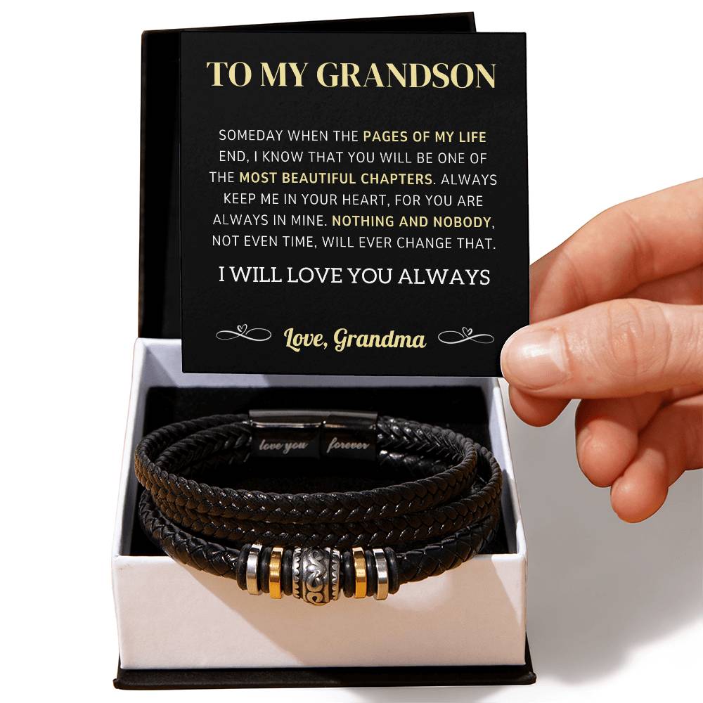 To My Grandson Bracelet - pages (128.lb.003)