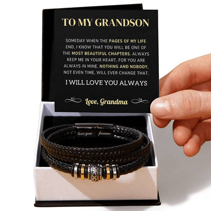 To My Grandson Bracelet - pages (128.lb.003)