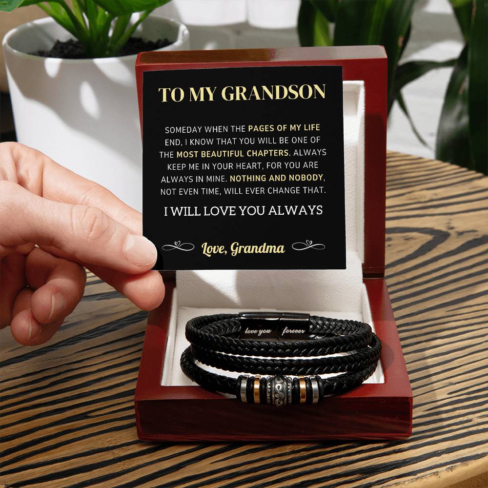 To My Grandson Bracelet - pages (128.lb.003)