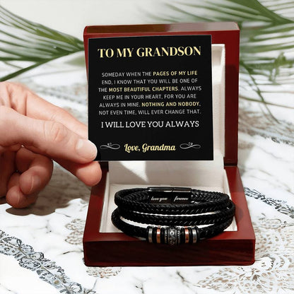 To My Grandson Bracelet - pages (128.lb.003)