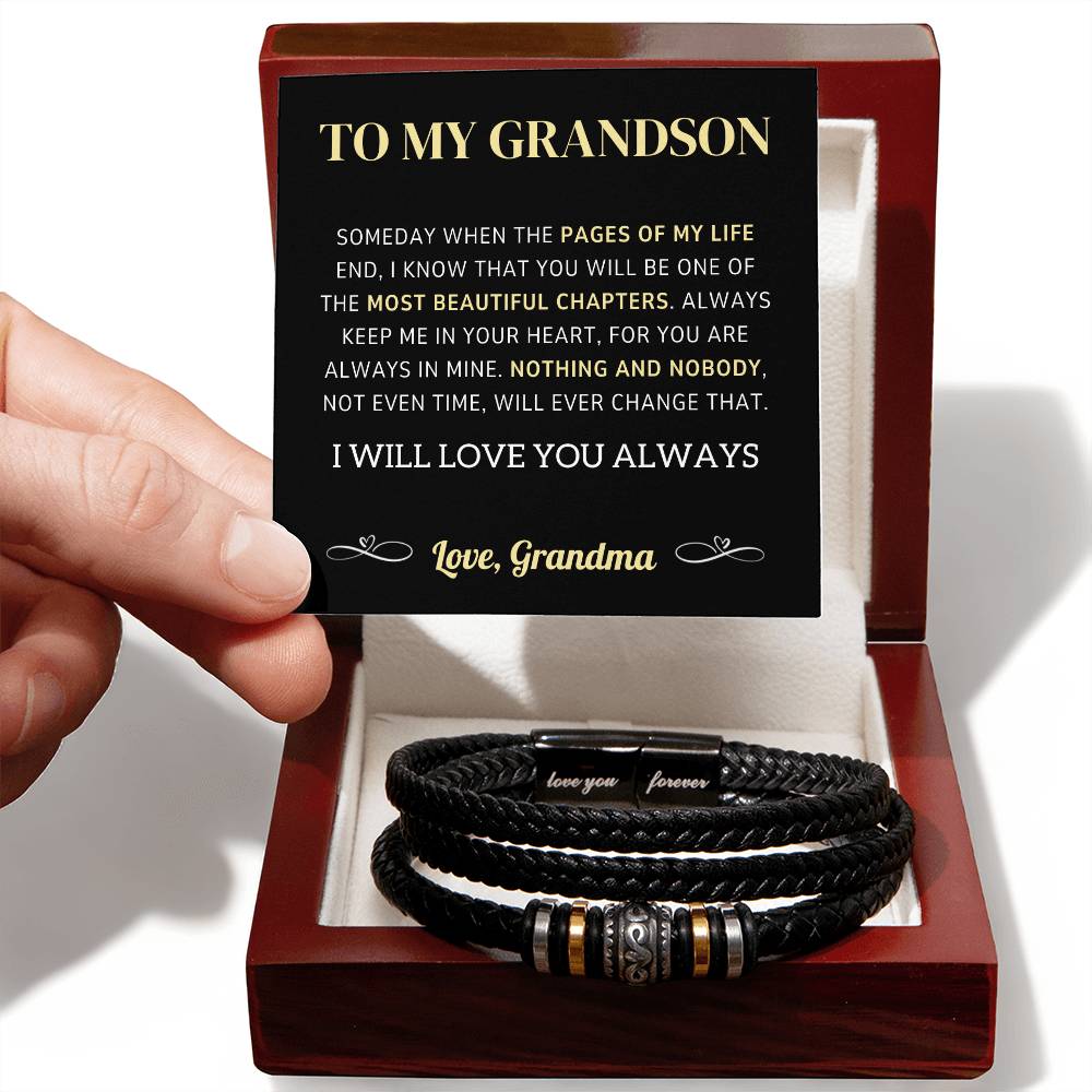 To My Grandson Bracelet - pages (128.lb.003)