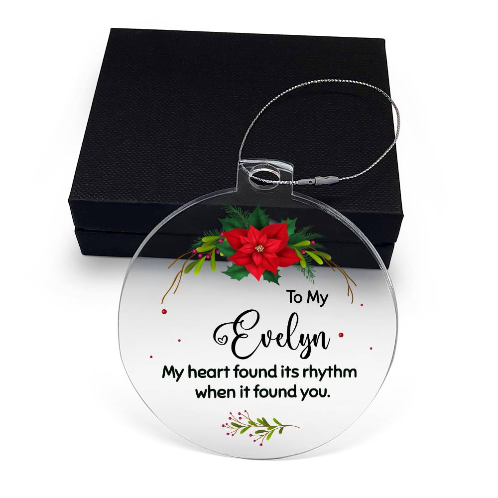 To My Sweetheart Ornament Personalized Name ⬇️ (189.acn.1p)