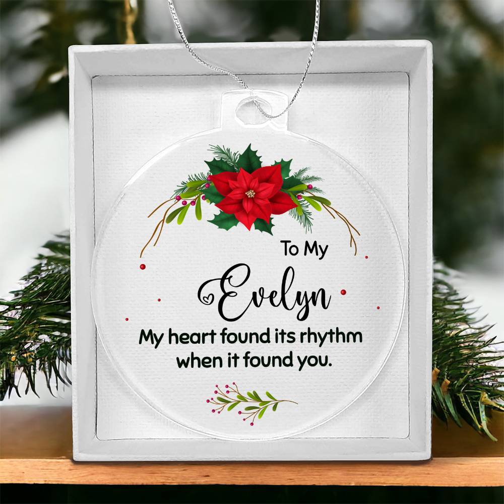 To My Sweetheart Ornament Personalized Name ⬇️ (189.acn.1p)
