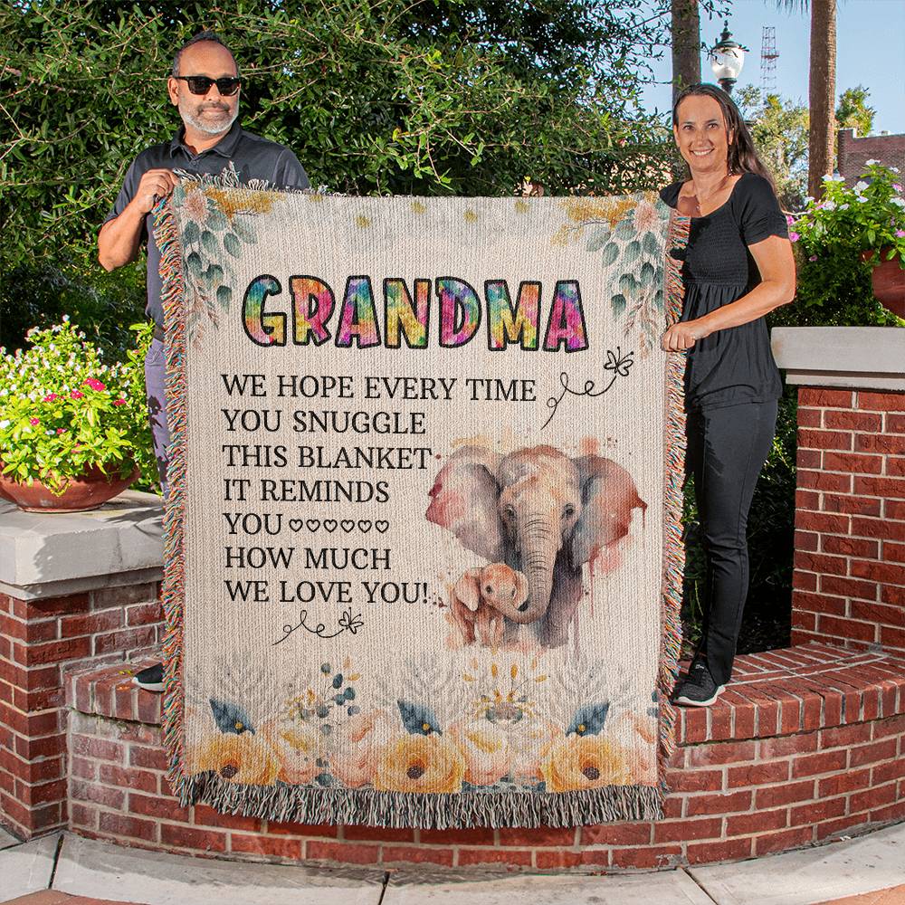 To Grandma, We Hope - Heirloom Woven Blanket