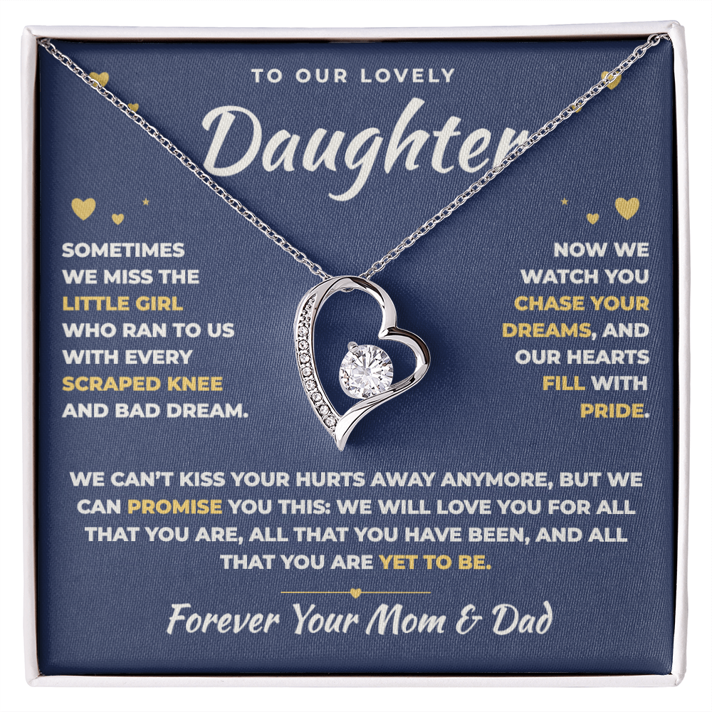 To Our Daughter Necklace From Mom & Dad – All That You Are Yet To Be