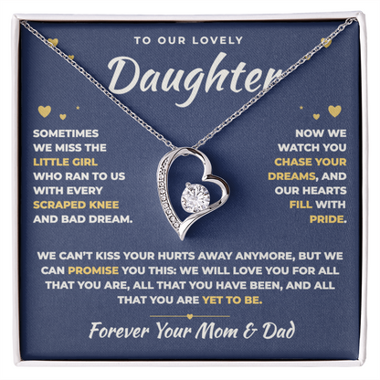 To Our Daughter Necklace From Mom & Dad – All That You Are Yet To Be