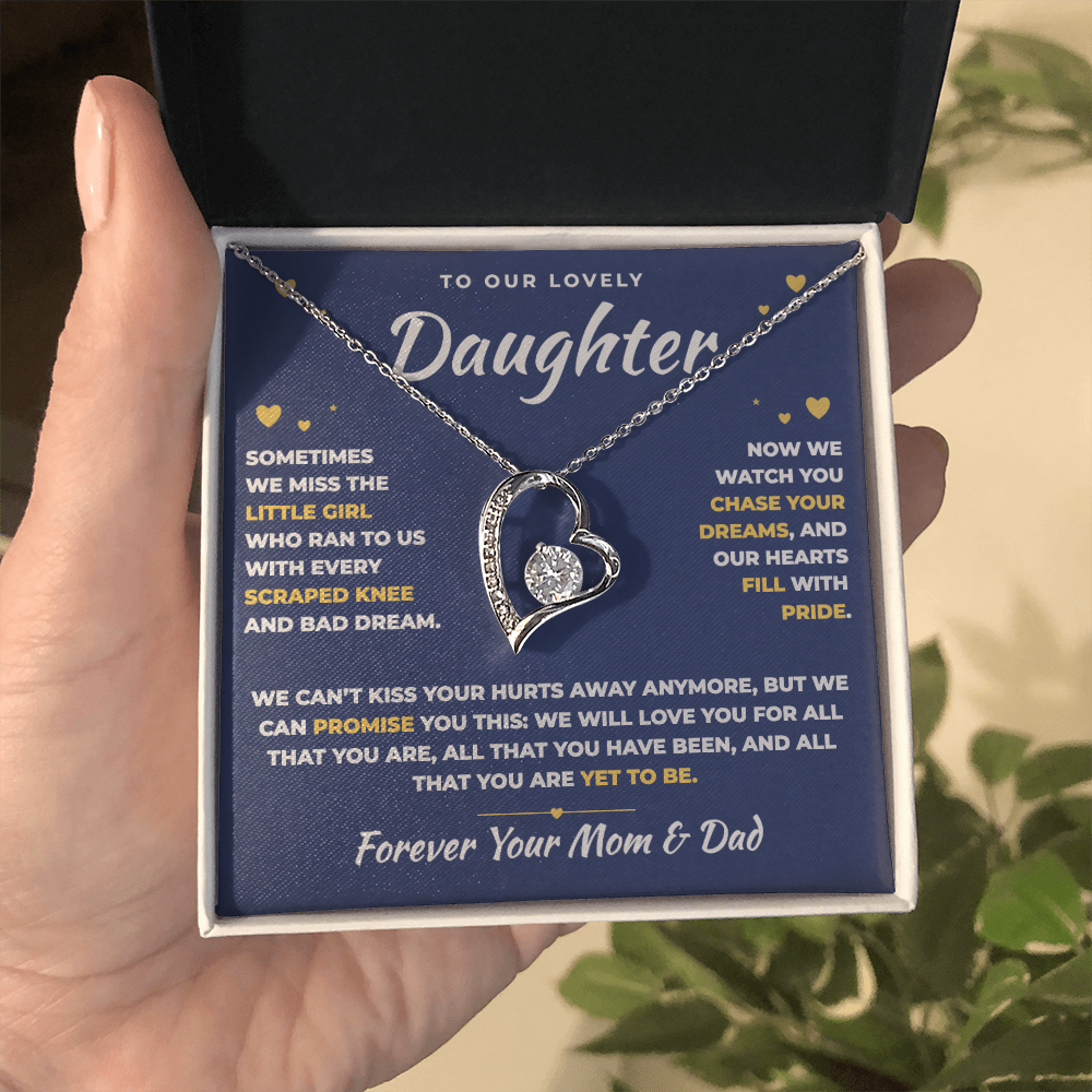 To Our Daughter Necklace From Mom & Dad – All That You Are Yet To Be