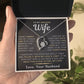 My Amazing Wife Necklace - I Couldn't Live Without You (189.fl.006)