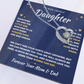 To Our Daughter Necklace From Mom & Dad – Our Hearts Ache With Pride (md.lg.3.fl)