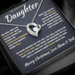 To Our Daughter Christmas Necklace From Mom & Dad – Always Our Little Girl (md.lg.1.fl)