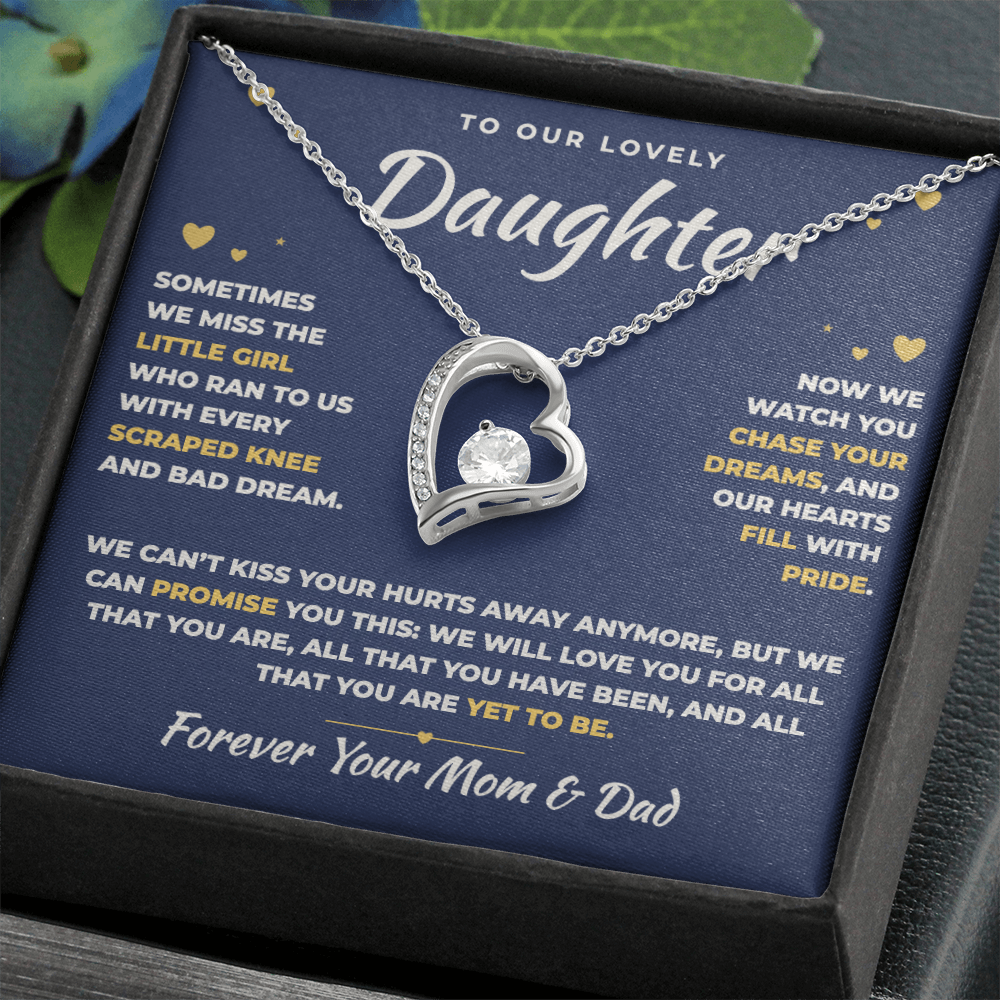 To Our Daughter Necklace From Mom & Dad – All That You Are Yet To Be
