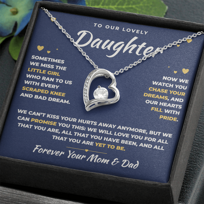 To Our Daughter Necklace From Mom & Dad – All That You Are Yet To Be