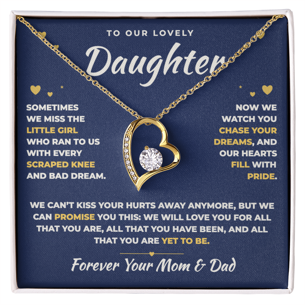 To Our Daughter Necklace From Mom & Dad – All That You Are Yet To Be