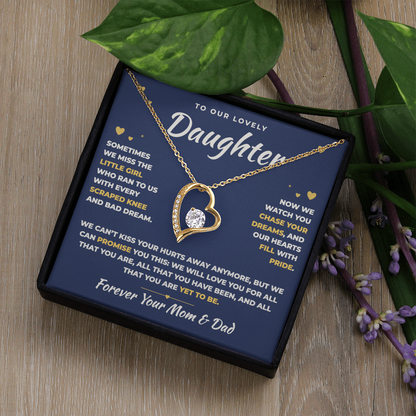 To Our Daughter Necklace From Mom & Dad – All That You Are Yet To Be
